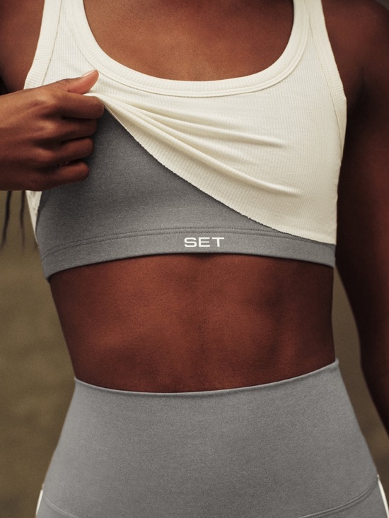SET Active Tops - Set Active Sporty Roster Bra New Size M